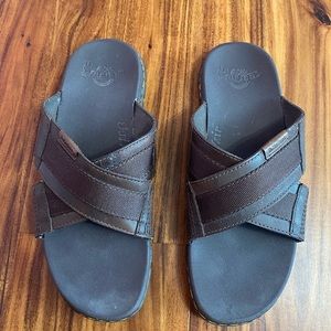 Men’s Size 12 Dr. Martens Brown Leather Sandals. Like New Condition!